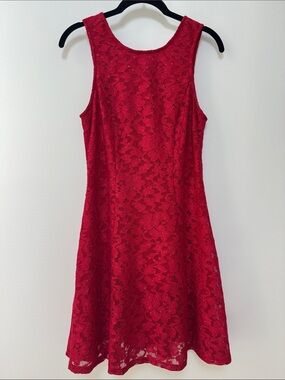 Red Lace Dress juniors medium